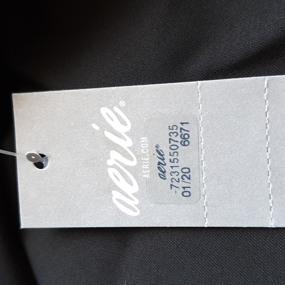 BNWT Aerie No Show High Waisted Black Cheeky Underwear Bottoms | XS - Picture 9 of 10